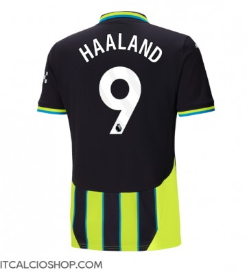 Manchester City Erling Haaland #9 Seconda Maglia 2024-25 Manica Corta